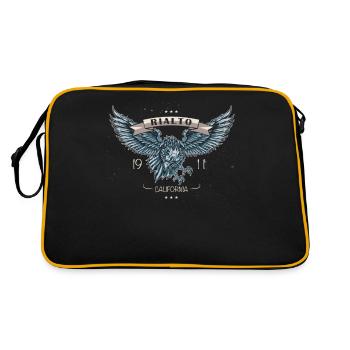 Rialto California Adventure Wander City Eagle 1911 - Retro Bag - black/gold - Back