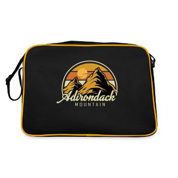 Adirondack Mountain Hiking Souvenir Nature Park - Sac Retro - noir/or - Dos