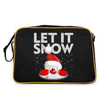 Joyeux Noël Noël Noël Père Noël - Sac Retro - noir/or - Dos