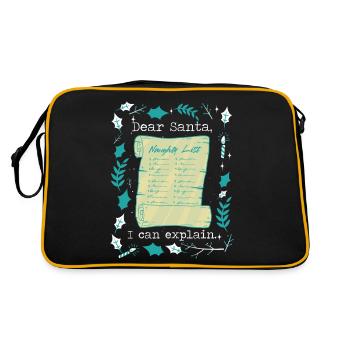 Joyeux Noël Noël Noël - Sac Retro - noir/or - Dos