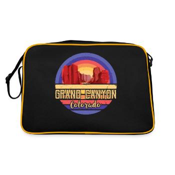 Parc national du Grand Canyon Souvenir Colorado Wande - Sac Retro - noir/or - Dos