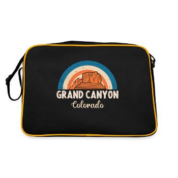 Colorado Souvenir Grand Canyon National Park Campin - Sac Retro - noir/or - Dos