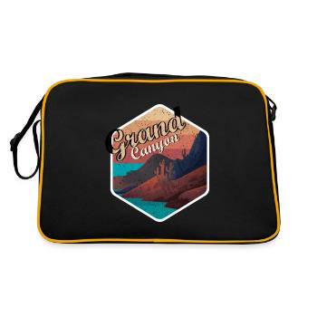 Grand Canyon Randonnée Parc National Camping Colora - Sac Retro - noir/or - Dos
