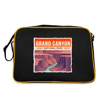 Parc national Souvenir Grand Canyon Colorado Randonnée - Sac Retro - noir/or - Dos