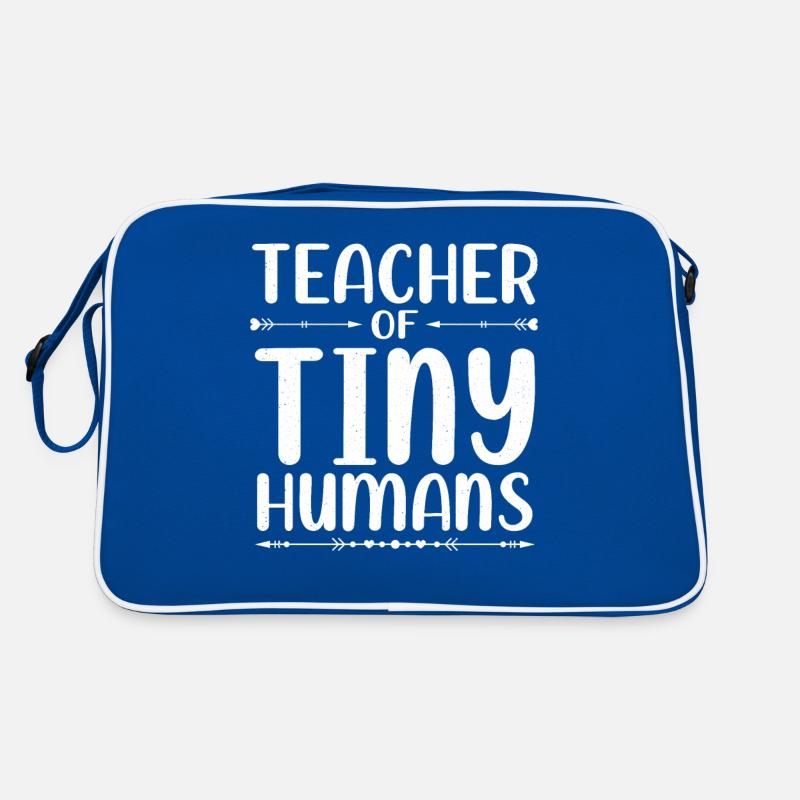 Teacher of Tiny Humans Kindergarten Lehrer Retro Tasche