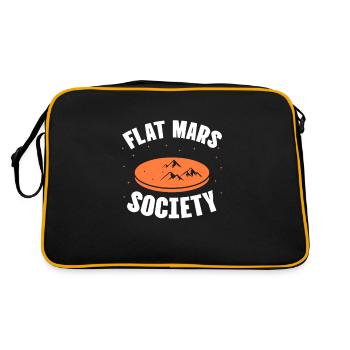 Mars Red Planet Space Astronaut Cadeau - Sac Retro - noir/or - Dos