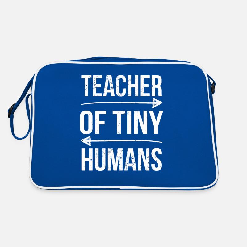 Teacher of Tiny Humans Kindergarten Lehrer Retro Tasche