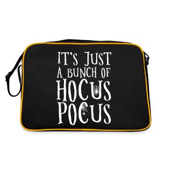 Halloween Sorcière Sorcellerie Magie Magie Magie Magic Magice Costume - Sac Retro - noir/or - Dos