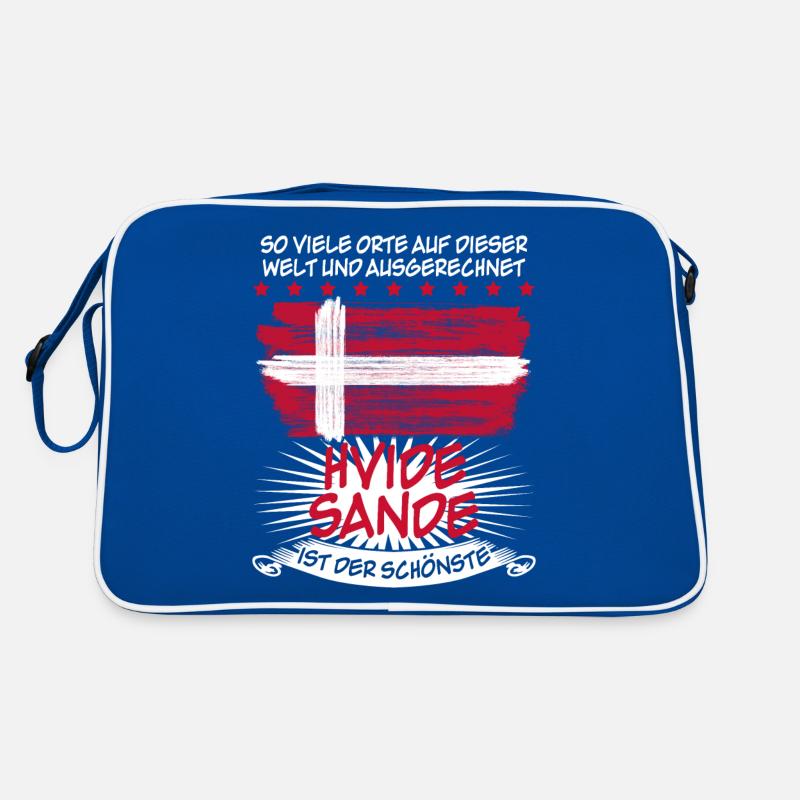 Hvide Sande Urlaub Dänemark Retro Tasche