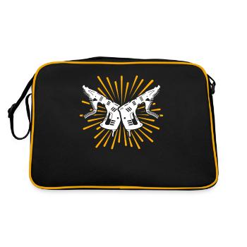 Magazine screwdriver drywall drywall fitter - Retro Bag - black/gold - Back