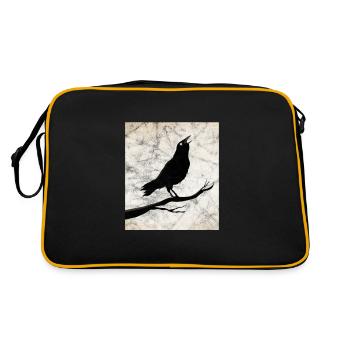 Raven - Retro Bag - black/gold - Back