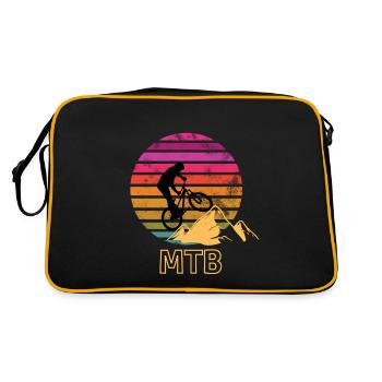 Motards VTT - Sac Retro - noir/or - Dos
