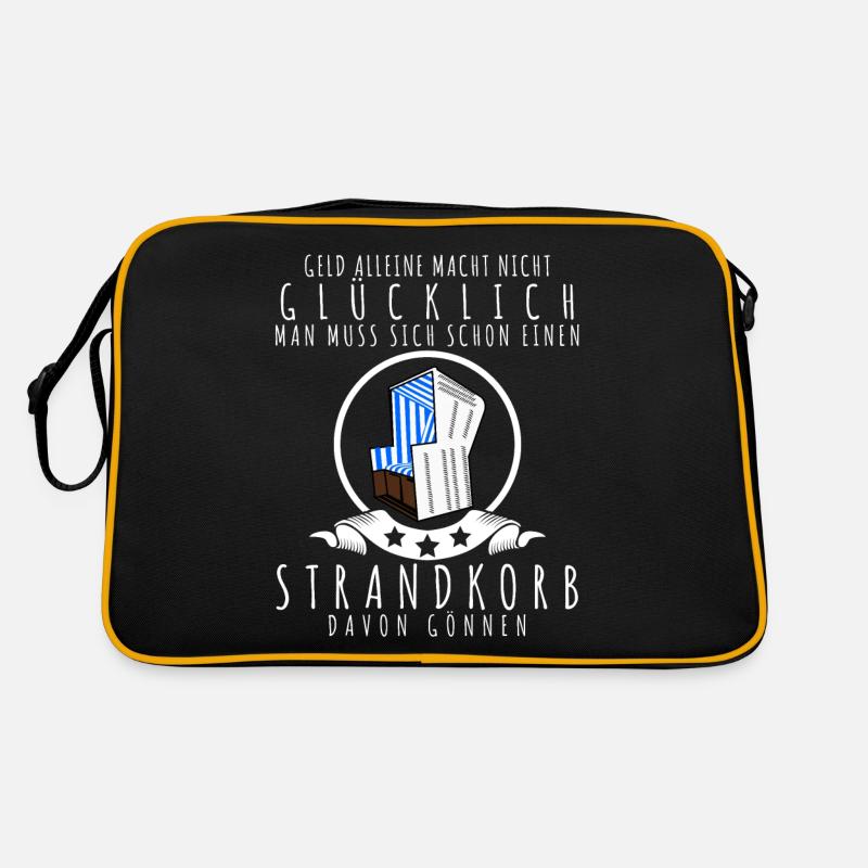 Strandkorb Strandkörbe Retro Tasche