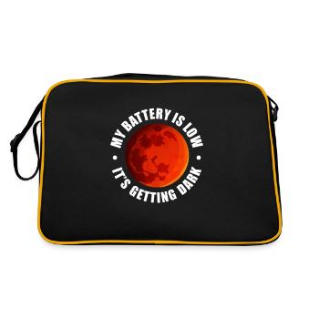 Mars Red Planet Space Astronaut Cadeau - Sac Retro - noir/or - Dos