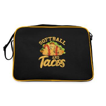 Softball Tacos - Sac Retro - noir/or - Dos