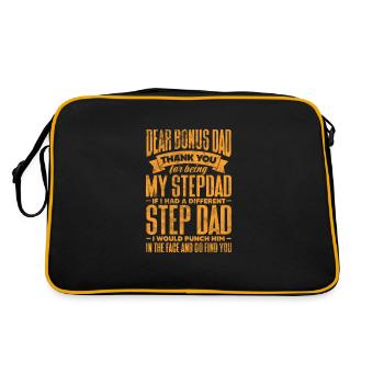 Beau-père - Sac Retro - noir/or - Dos
