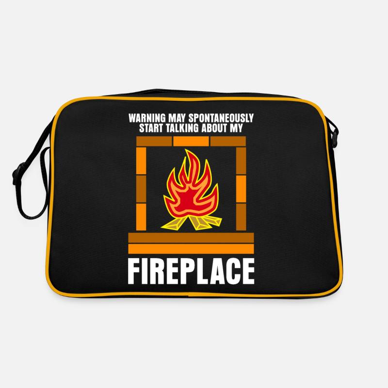Fireplace Stove Fireplace Fireplace Stove Retro Bag