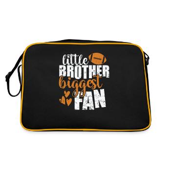 petit frère plus grand Fan America Sports - Sac Retro - noir/or - Dos