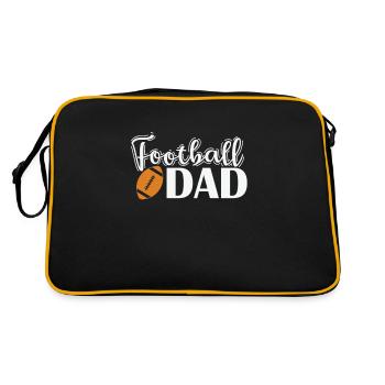 Football Dad America Sport Touchdown - Sac Retro - noir/or - Dos