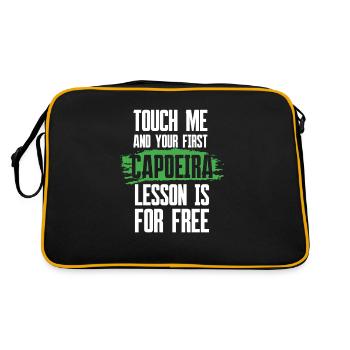 Touch Me & Your First Lesson est gratuite, Capoeira - Sac Retro - noir/or - Dos