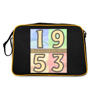 ANNÉE D’ANNIVERSAIRE 1953 - Sac Retro - noir/or - Dos