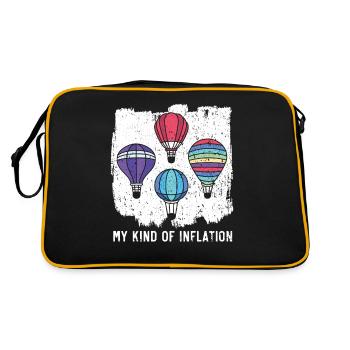 Mon genre d’amateurs de montgolfières gonflables - Sac Retro - noir/or - Dos