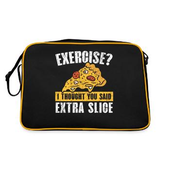Exercice Je pensais que vous avez dit: Tranche supplémentaire P - Sac Retro - noir/or - Dos
