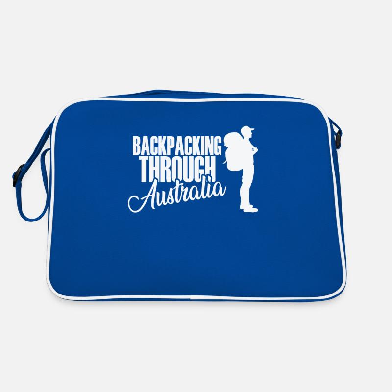 Backpacking through Australia Abenteuer Retro Tasche
