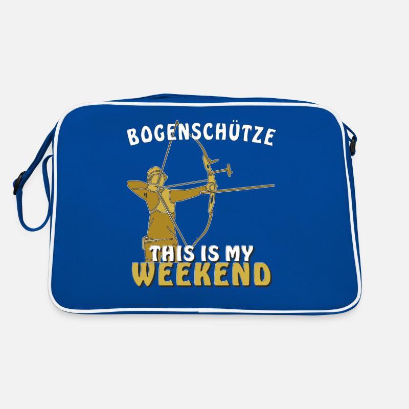 BOGENSCHÜTZE THIS IS MY WEEKEND Retro Tasche