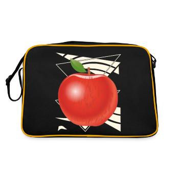 POMME - Sac Retro - noir/or - Dos