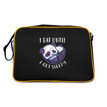 Panda - Sac Retro - noir/or - Dos