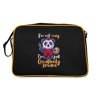 Panda - Sac Retro - noir/or - Dos