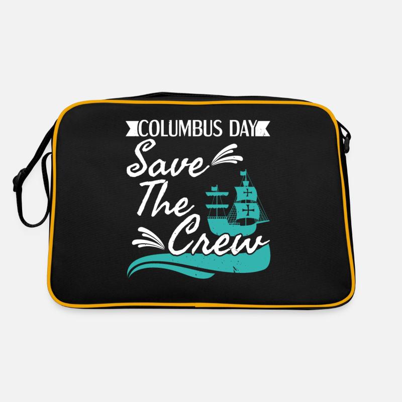 Columbus Day Seafarer Ship Christopher Columbus Sac Retro