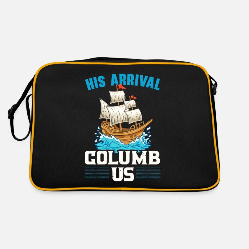 Son arrivée nous marin Columbus jour Sac Retro