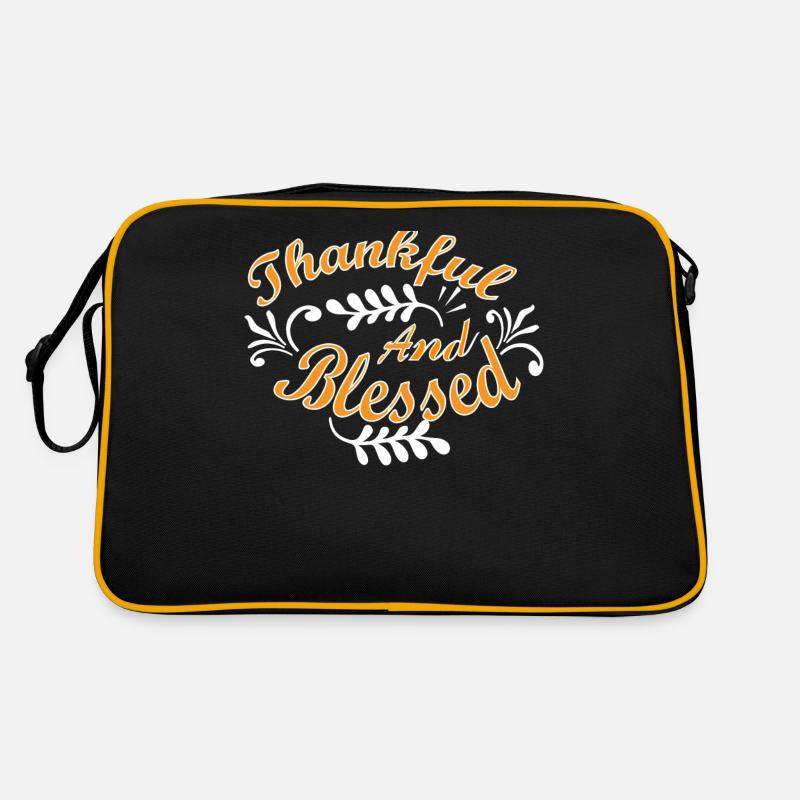 Dankbarer Und Gesegneter Partyzitat-Geschenkglaube Retro Tasche