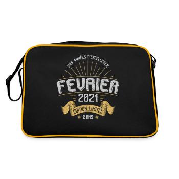Des Années D'excellence Février 2021 2 Ans - Sac Retro - noir/or - Dos