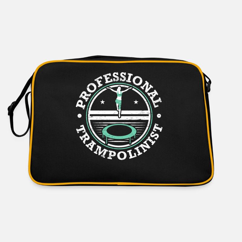 Professioneller Trampolinspringer Trampolin Trampo Retro Tasche