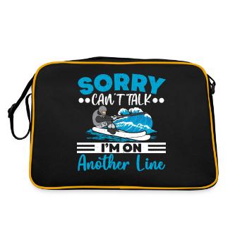 Désolé je ne peux pas parler je suis sur une autre ligne ski nautique - Sac Retro - noir/or - Dos