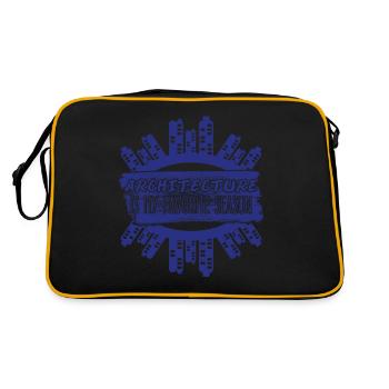 Architecte Gratte-ciel Architecure - Sac Retro - noir/or - Dos