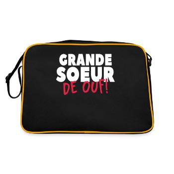 Grand Soeur De Ouf - Sac Retro - noir/or - Dos