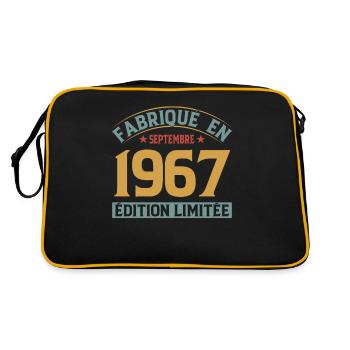 Fabriqué En Septembre 1967 Édition Limitée - Sac Retro - noir/or - Dos