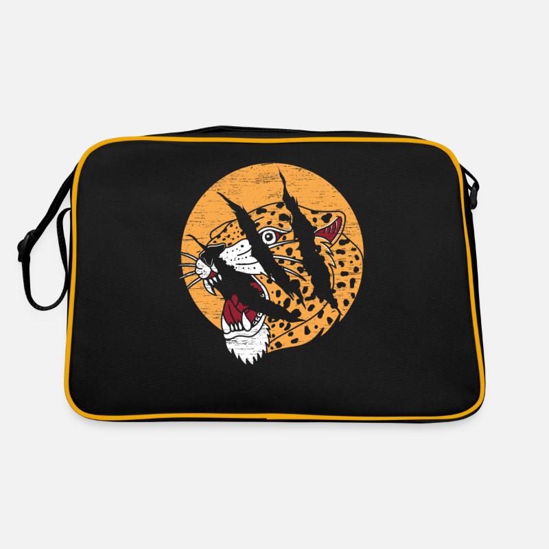 Gepardenflüsterer Wildtier Tier Tierpfleger Retro Tasche