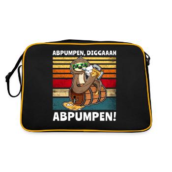 Bière paresseuse à souder - Sac Retro - noir/or - Dos