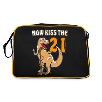 MAINTENANT EMBRASSEZ LES 21 - Sac Retro - noir/or - Dos