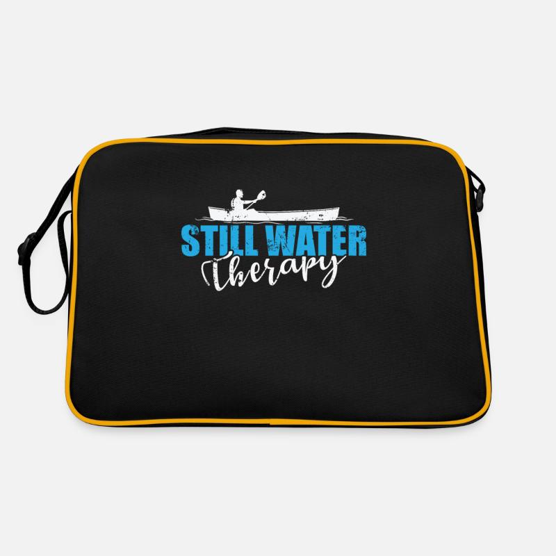 Still Water Therapy Kajak Paddelboot Retro Tasche