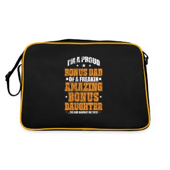 Beau-père - Sac Retro - noir/or - Dos