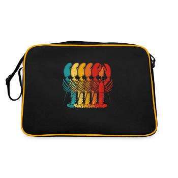 Crayfish - Retro Bag - black/gold - Back