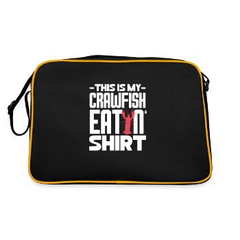 Crayfish - Retro Bag - black/gold - Back