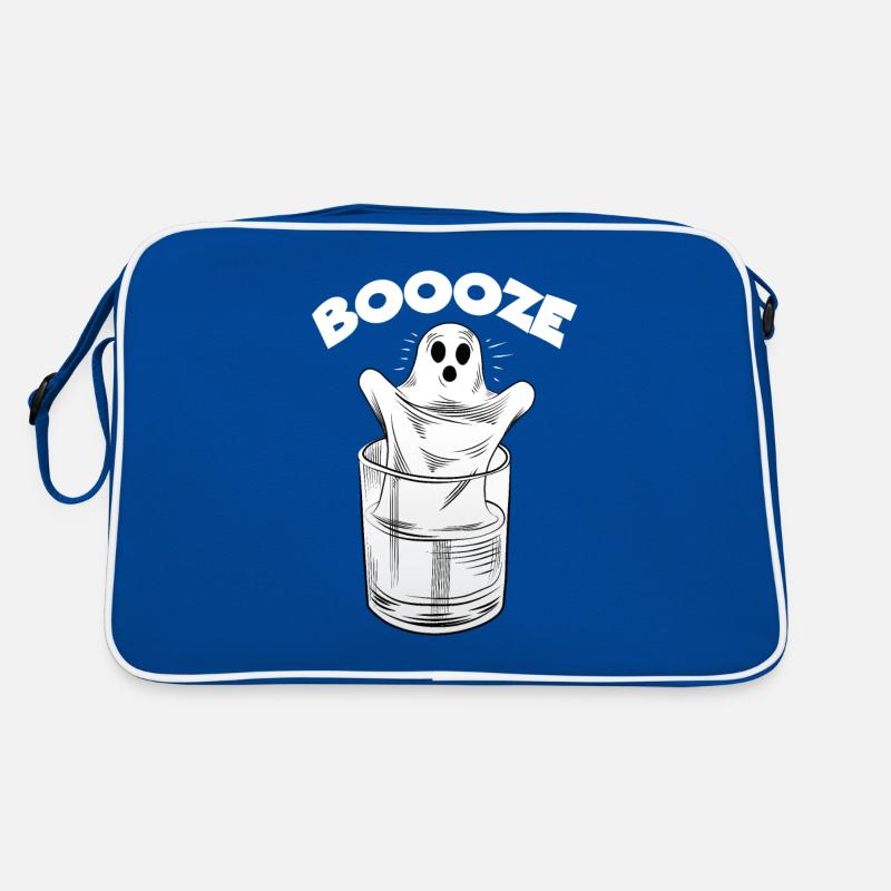Alkohol Halloween Geist Lustiger Geist Retro Tasche