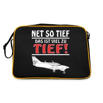 FILET MOTORFLIEGER SI PROFOND - Sac Retro - noir/or - Dos